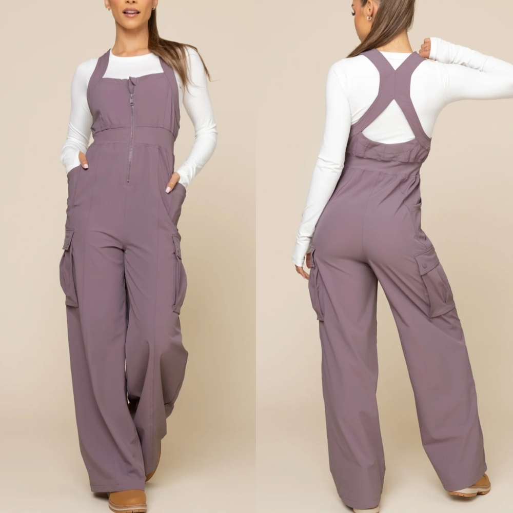 POPFLEX Dusty Mauve Jumpsuit - Picture 3 of 10
